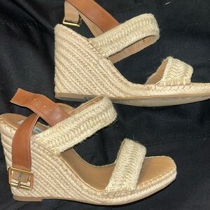 Steve Madden Raffia Wedges